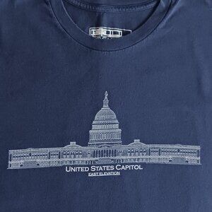 T Shirt US United States Capitol Building Washington DC Adult Size L Large